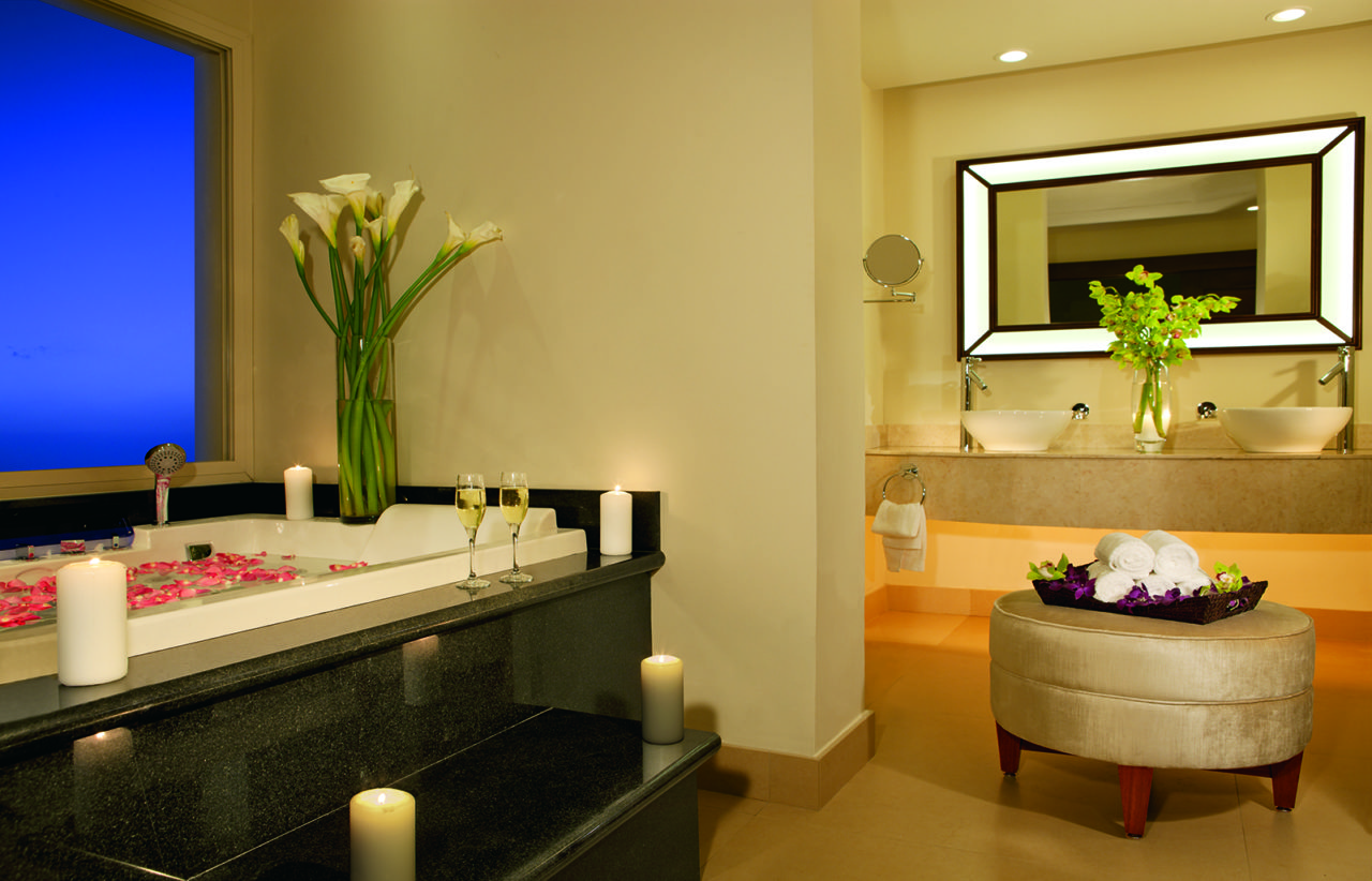 Preferred Club, Master Suite bathroom, Secrets St. James, Montego Bay, Jamaica